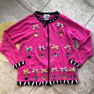 Funky Quacker Factory cardigan, size M